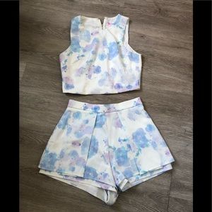 2 piece short set